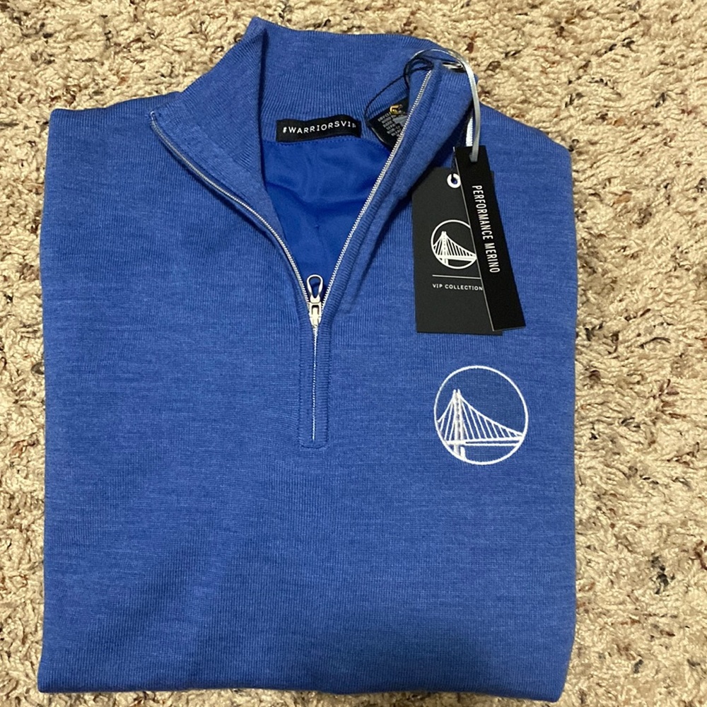 Golden state warriors VIP executives long sleeve sweater , extremely soft !